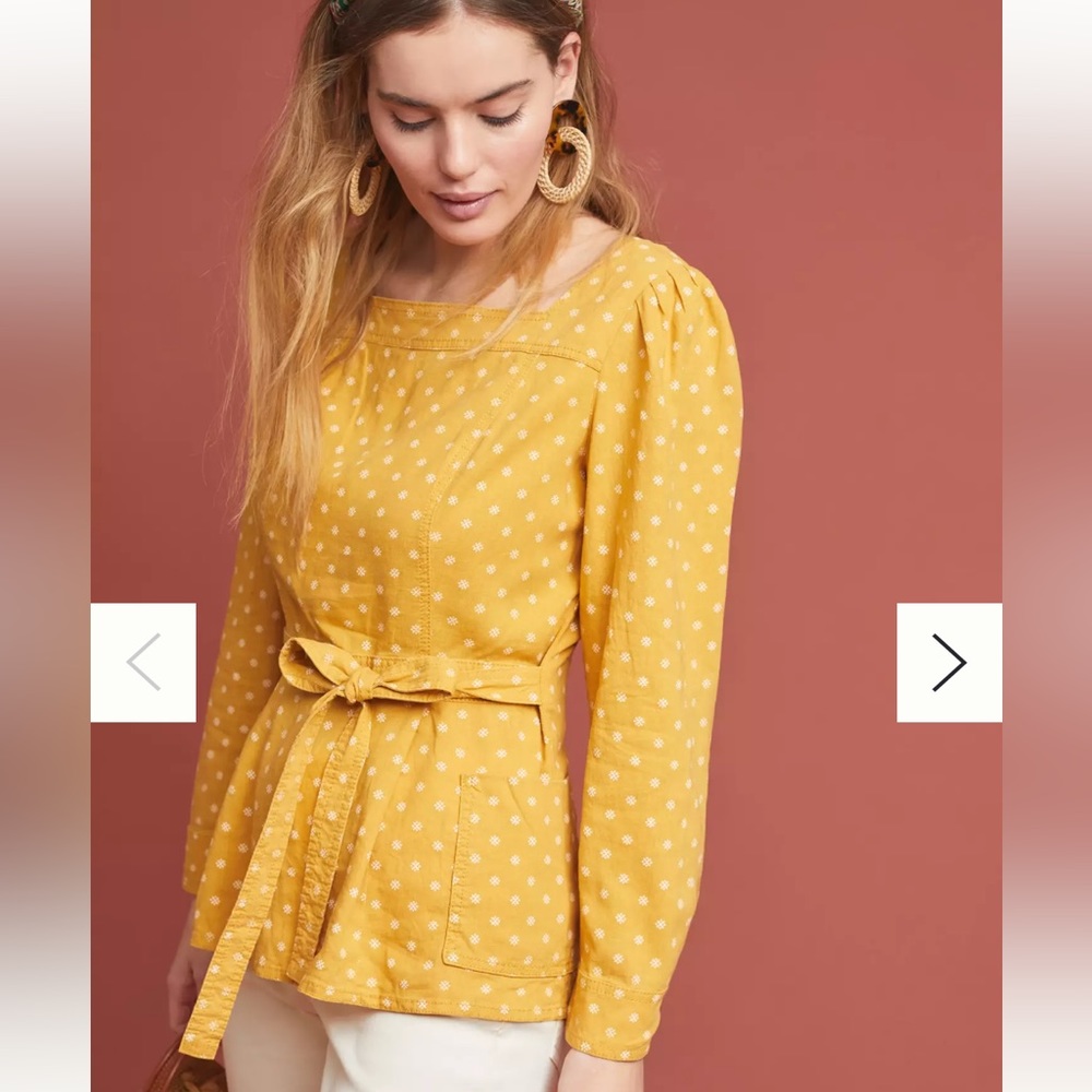 Maeve by Anthropologie Blouse sz 4